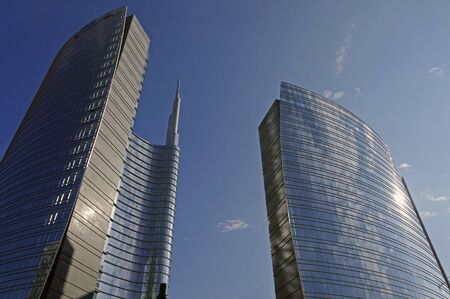 skyscraper in Milan,Italyのeditorial素材