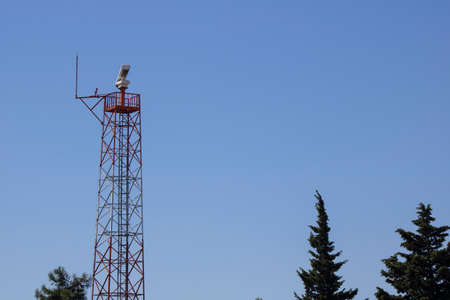 Radar tower at the airport.の写真素材