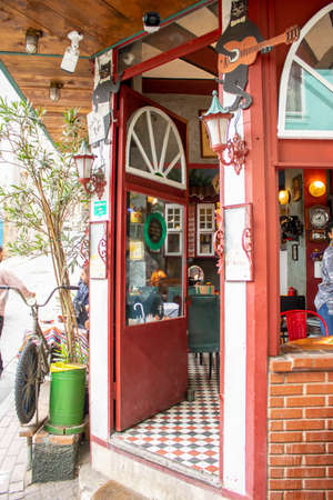 Istanbul, Turkey - October-16,2019: The Balat region is a historical settlement.のeditorial素材