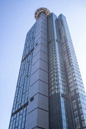 Levent District in istanbul. A bustling district of business centers. It's where the big skyscrapers...