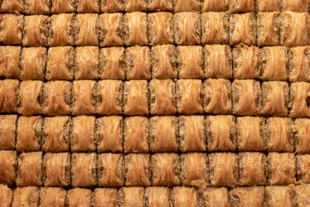 Turkish local sweets. Turkey is produced in Gaziantep.の写真素材