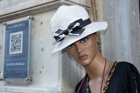 Skinless lifeless mannequin. Theres clothes on. Made of plastic.の写真素材