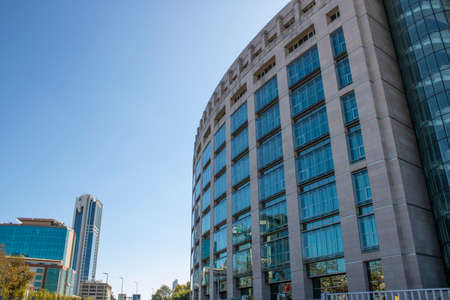 Caglayan Justice Palace Turkish Caglayan Adalet Sarayi is a courthouse in Sisli, Istanbul. Building in July 2011, it is the largest courthouse in Europe.のeditorial素材