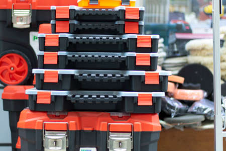 Tool bags in different sizes. For putting materials such as screws, nuts in various sizes. It has...