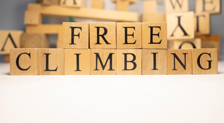Created from Free climbing wooden cubes.