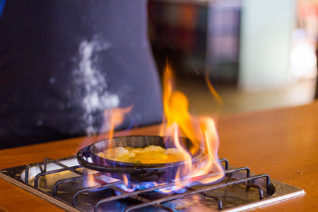 Chef prepared delicious foodsの写真素材