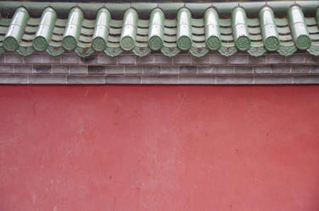 red ancient wall