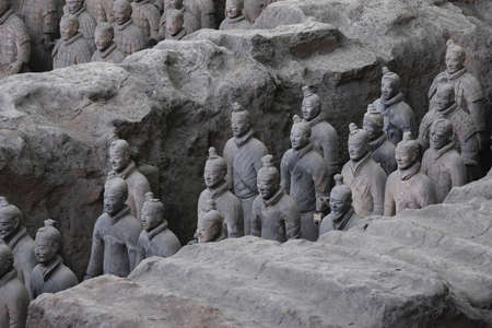 The Terra-cotta Warriors and Horsesのeditorial素材