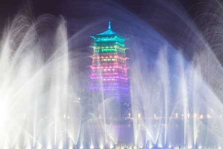 Xi An expo gardenのeditorial素材