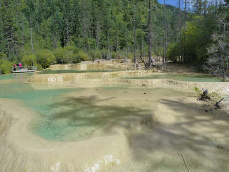 The fairy pool, Jiuzhai Valleyのeditorial素材