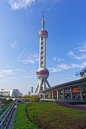 TV Tower under the blue skyのeditorial素材