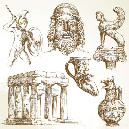 ancient greeceのイラスト素材