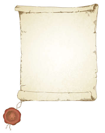 scroll - hand drawn collection のイラスト素材