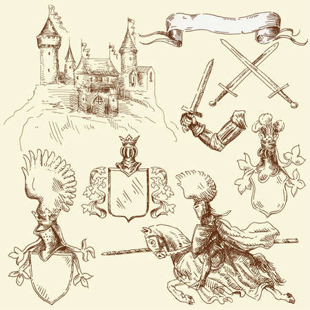 medieval collection のイラスト素材