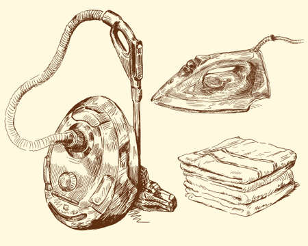 houseworkのイラスト素材