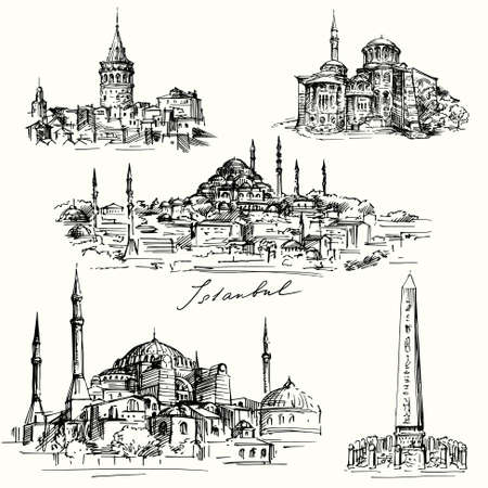 istanbul - Hagia Sofia のイラスト素材