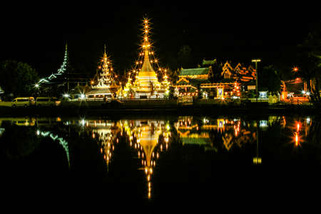temple around the northern of thailandの写真素材