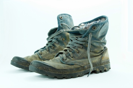 canvas shoes mud dirtyの写真素材