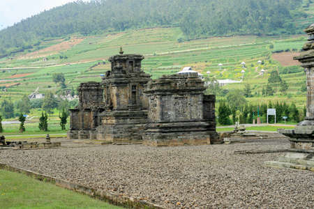 buddishm temple Waste in indonesiaの写真素材