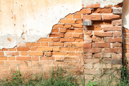 Abandoned house in olded city of thailandの写真素材