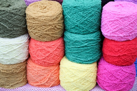 dezen of Yarn in shopの写真素材