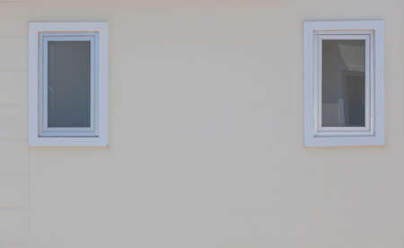 Two windows next to each otherの写真素材