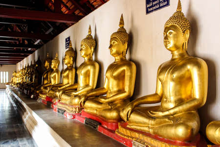 Buddha in Thailand with beautiful delicacy のeditorial素材