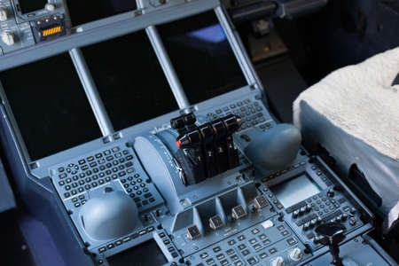 cockpit control panel and  technology of plane