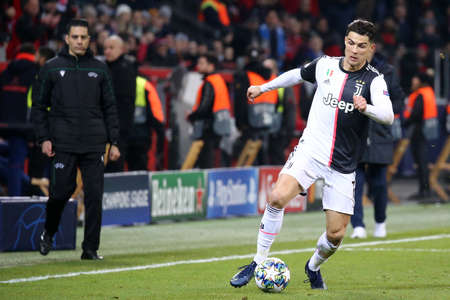 Leverkusen, Germany. 11th December 2019. Uefa Champions League 2019-20 Group D. Cristiano Ronaldo of Juventus FC.のeditorial素材