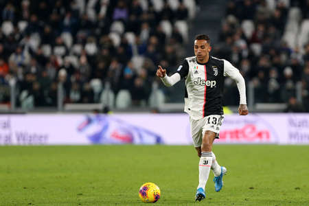 Turin, Italy. 19th January 2020. Italian Serie A. Juventus Fc vs Parma Calcio.Danilo of Juventus FC.のeditorial素材