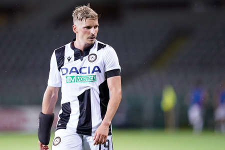 Turin (Italy) 23th June 2020. Italian Serie A. Torino Fc vs Udinese Calcio. Jens Stryger Larsen of Udinese Calcio.のeditorial素材