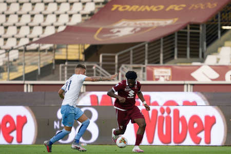 Torino (Italy) 30th June 2020 . Italian Serie A. Torino Fc vs Ss Lazio. Temitayo Aina  of Torino FCのeditorial素材