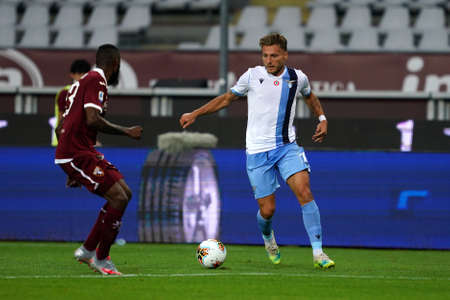 Torino (Italy) 30th June 2020 . Italian Serie A. Torino Fc vs Ss Lazio. Ciro Immobile of Ss Lazio .のeditorial素材