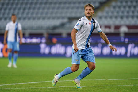Torino (Italy) 30th June 2020 . Italian Serie A. Torino Fc vs Ss Lazio. Ciro Immobile of Ss Lazio .のeditorial素材
