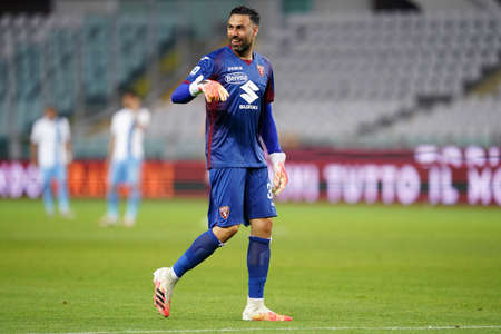 Torino (Italy) 30th June 2020 . Italian Serie A. Torino Fc vs Ss Lazio. Salvatore Sirigu of Torino FCのeditorial素材