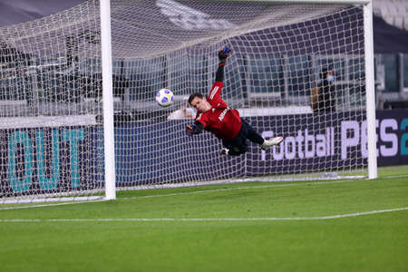 Turin, Italy. 20th september 2020. Italian Serie A. Wojciech Szczesny of Juventus FC in action...