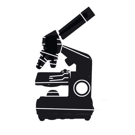 Microscope Vector Artのイラスト素材