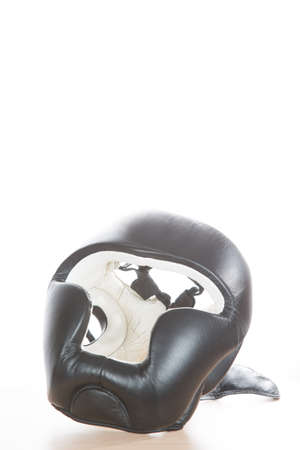 Boxing Helmet black colorの写真素材