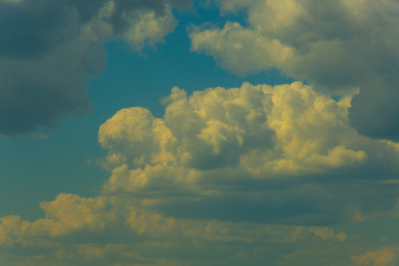 beautiful sky with clouds and cloudsの写真素材