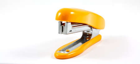 yellow staplerの写真素材