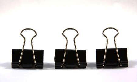 paper clip isolatedの写真素材