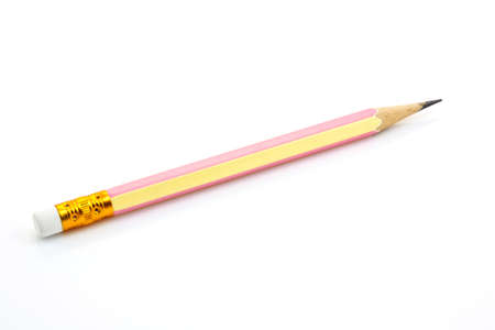 pencil on white backgroundの写真素材