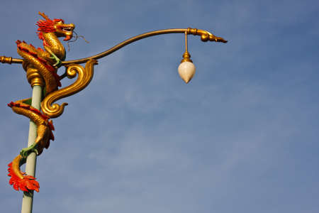 Chinese style dragon statue の写真素材