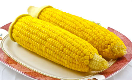 ripe cornの写真素材