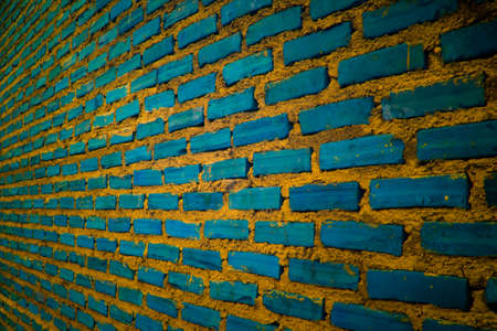 colorful brick wallの写真素材