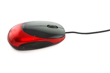 Computer mouse isolated on a white background の写真素材