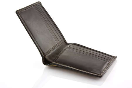 wallet on white background