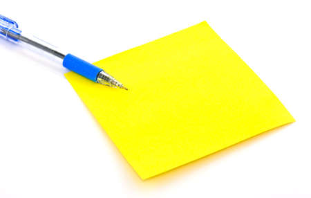Yellow sticky note