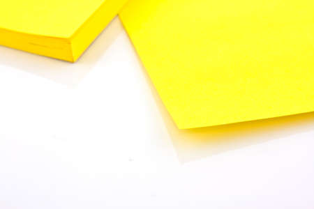 Yellow sticky noteの写真素材
