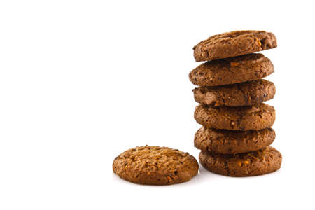 chocolate chips cookiesの写真素材